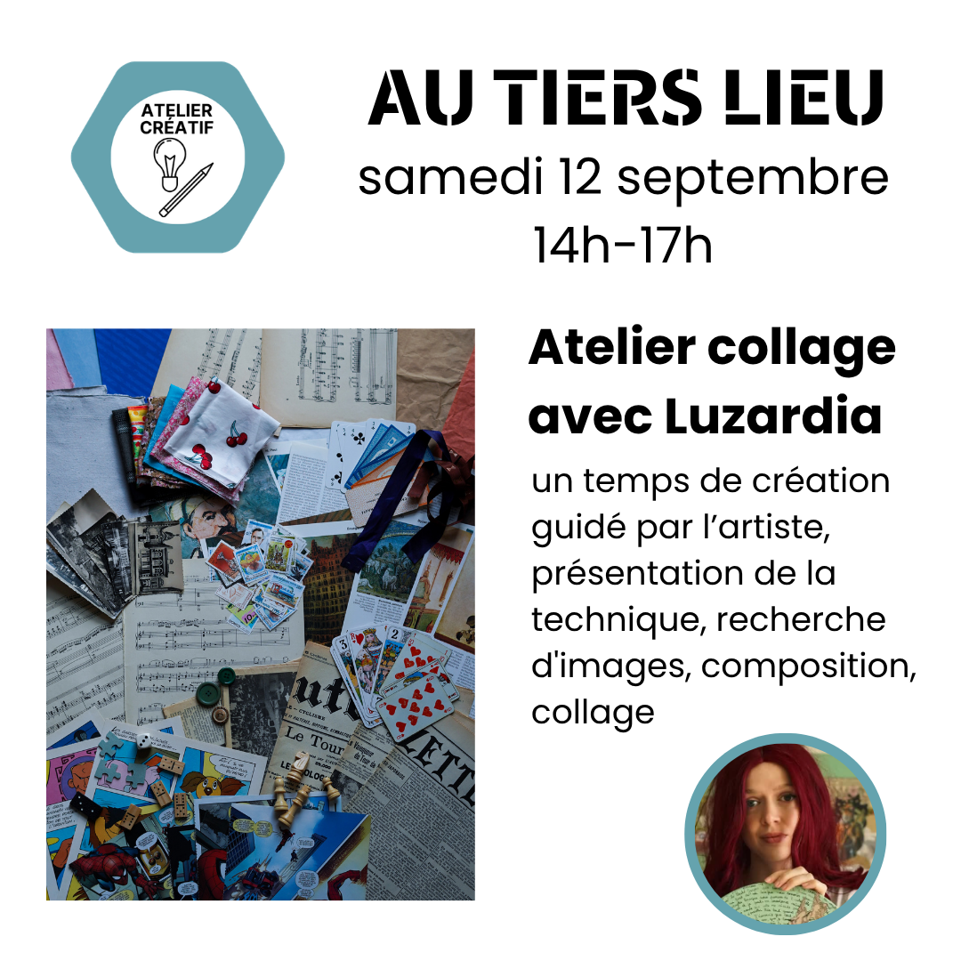 12 septembre - Atelier collage avec Luzardia