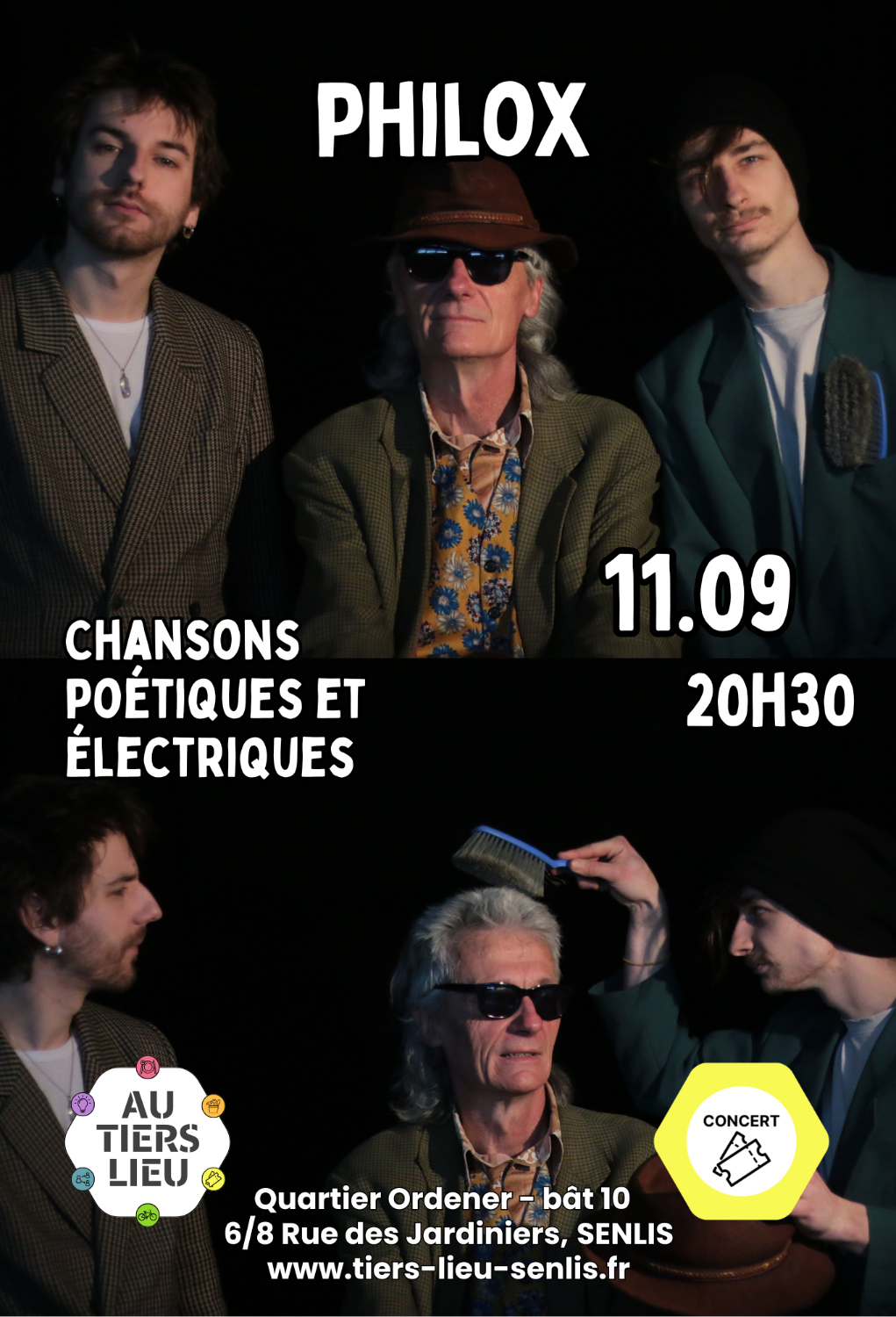11 septembre - Philox - Chansons poétiques et électriques