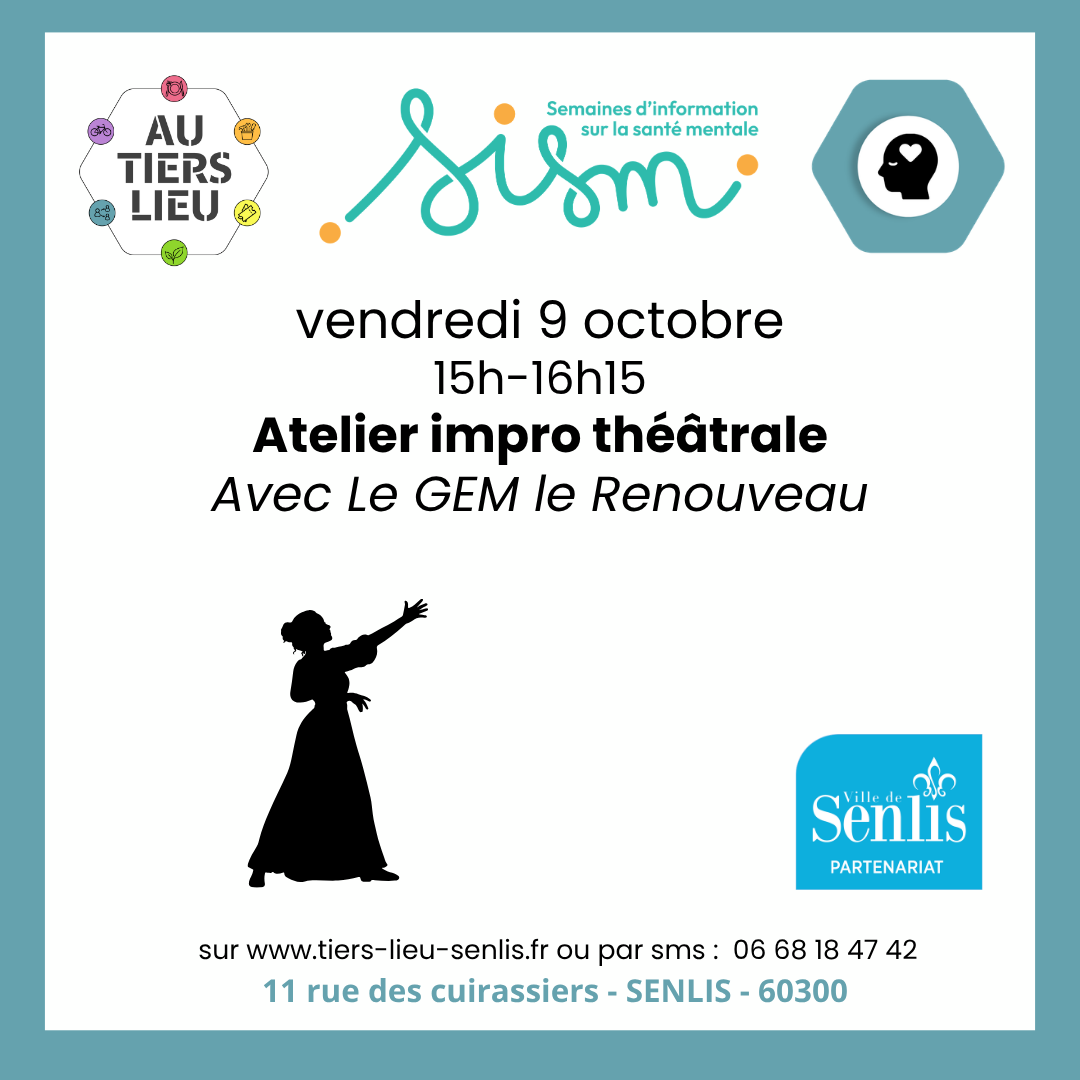 9 octobre - Impro théâtrale avec le Gem - SISM 2026
