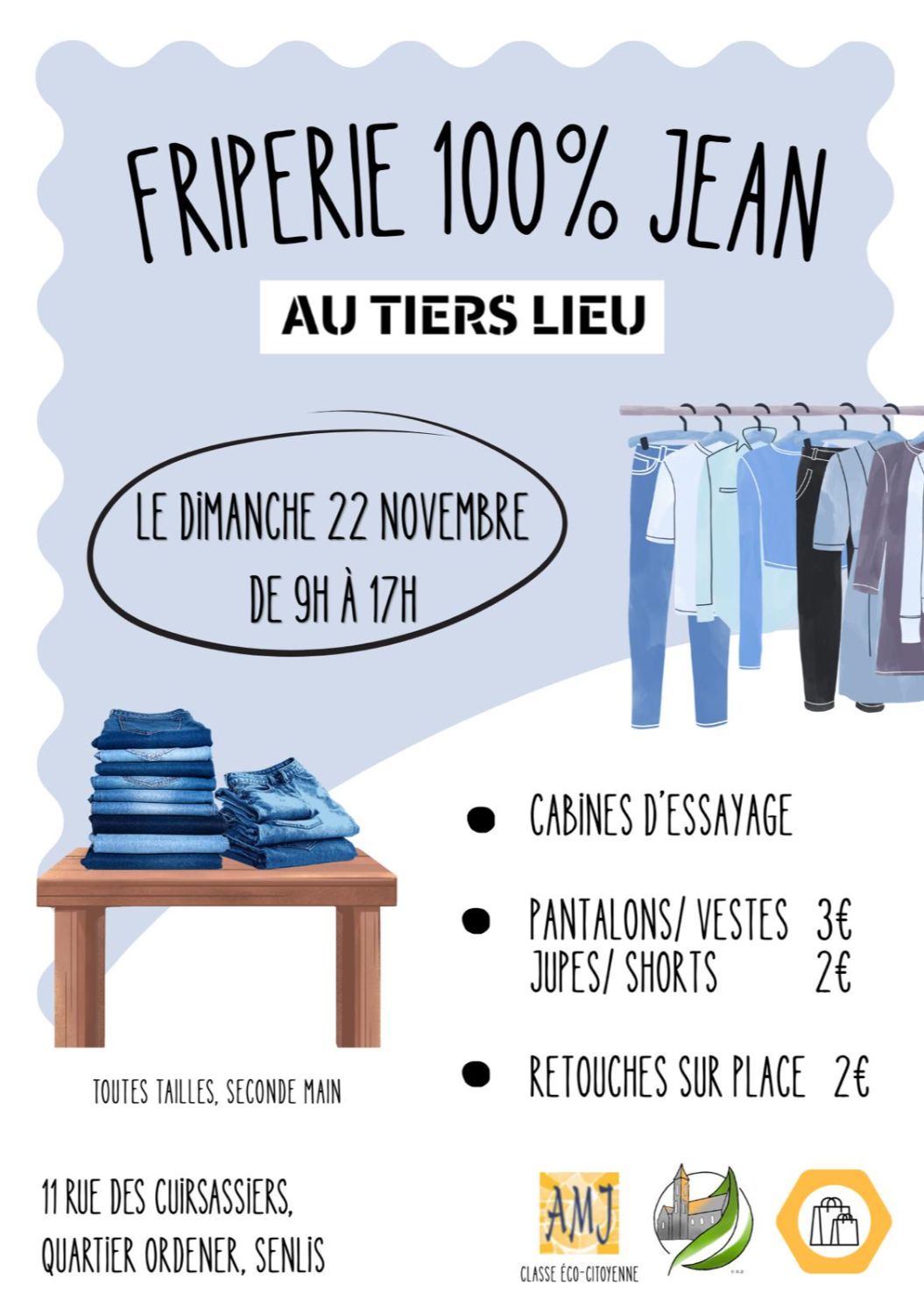 22 novembre - Friperie Spéciale jean