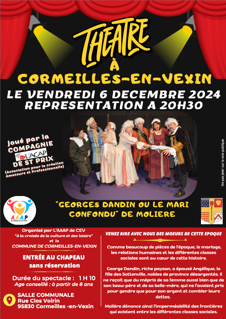 Théâtre à Cormeilles-en-Vexin