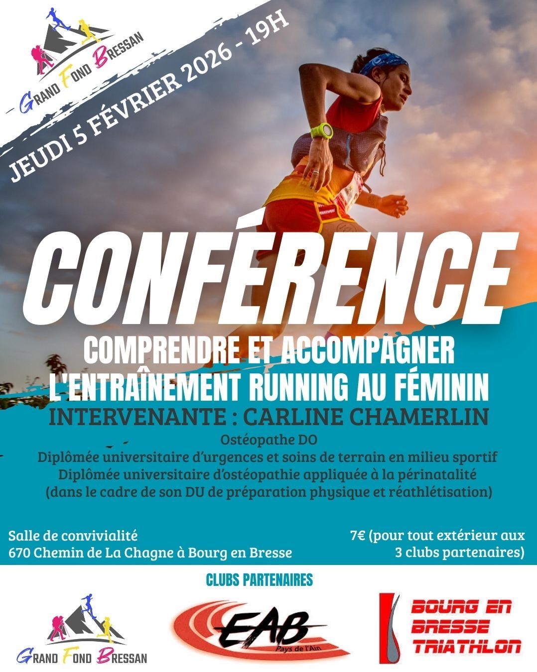 Conférence : Comprendre et accompagner l'entrainement running au féminin