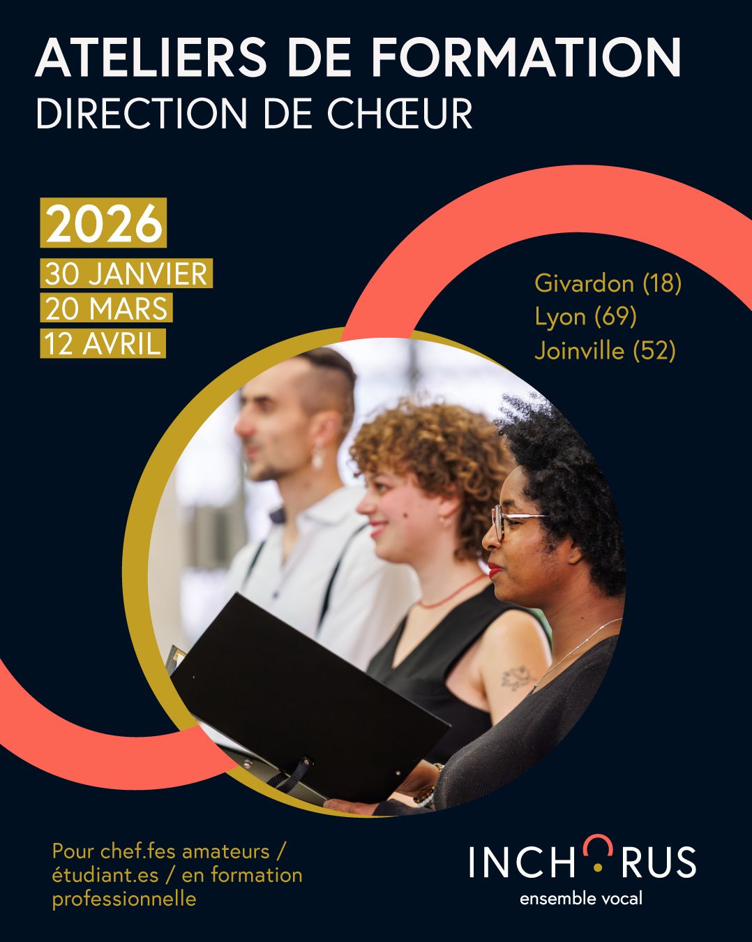 Atelier de formation à la direction de choeur - Lyon