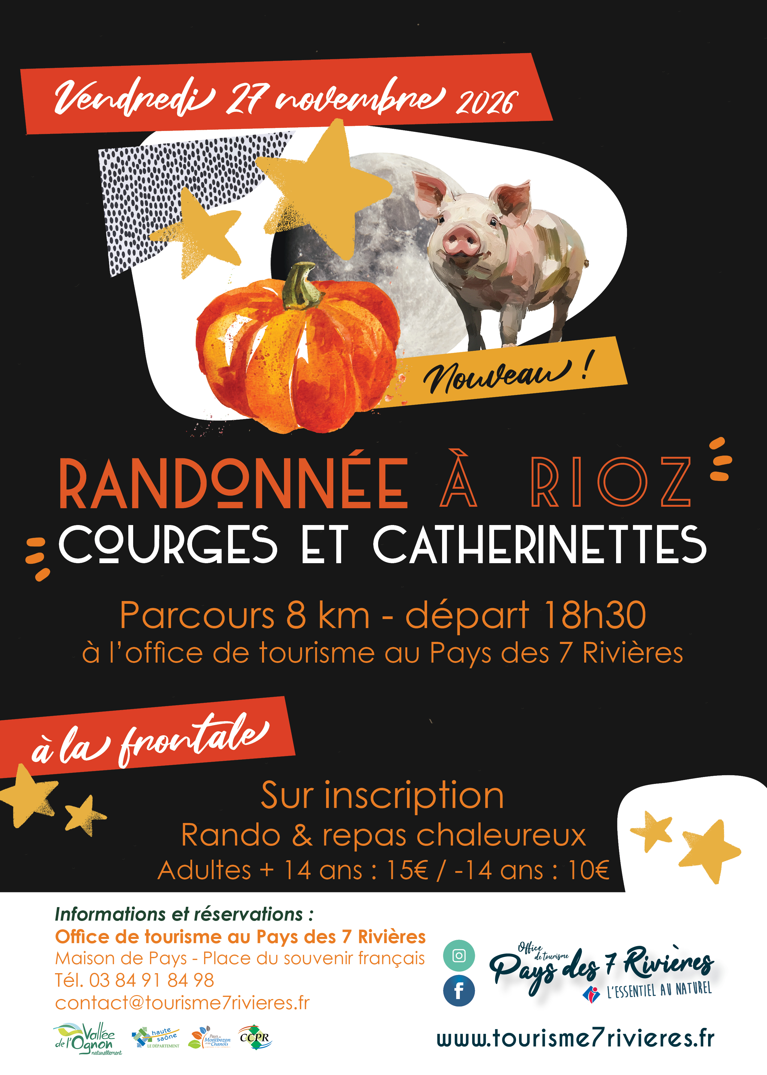 Courges & Catherinettes : rando chaleureuse et repas savoureux