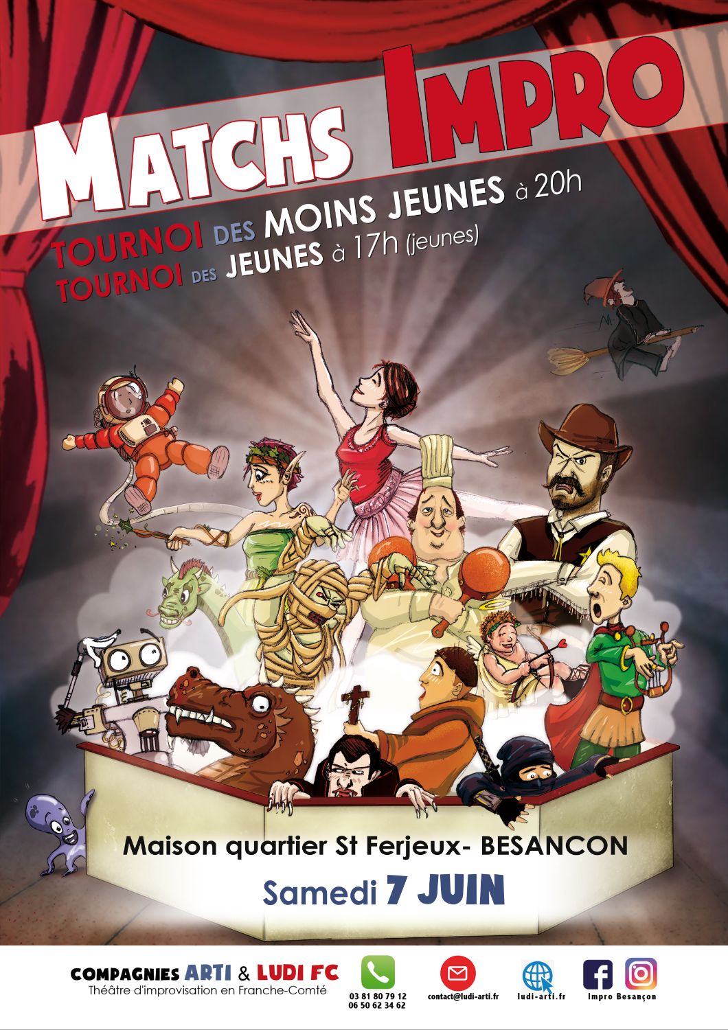 TOURNOIS DE MATCHS D'IMPROVISATION - ARTI jeunes