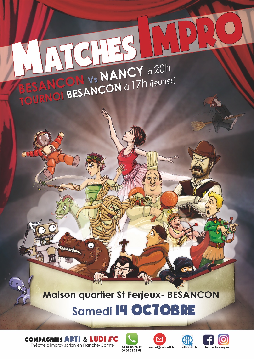 MATCH D'IMPROVISATION jeunes ARTI BESANCON / ARTI AUXONS