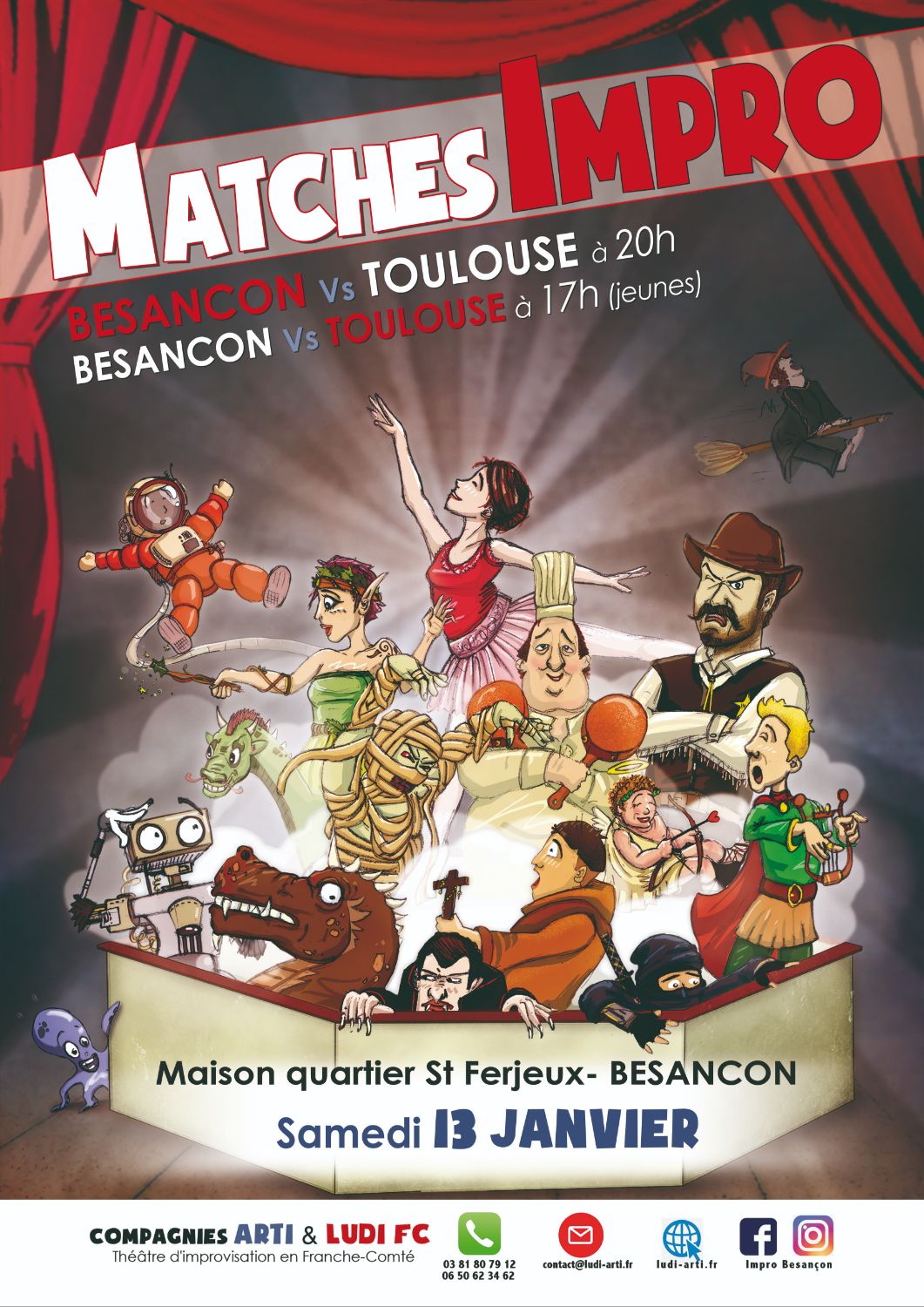 MATCH D'IMPROVISATION jeunes BESANCON / TOULOUSE