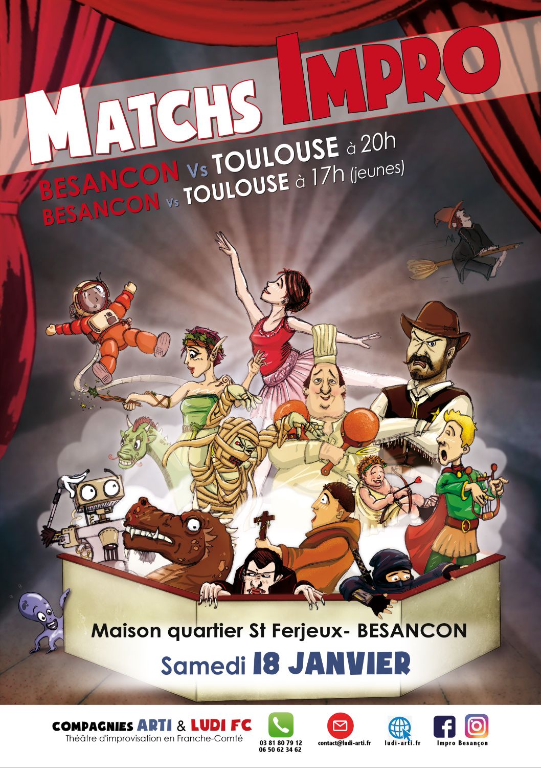 MATCH D'IMPROVISATION jeunes BESANCON / TOULOUSE