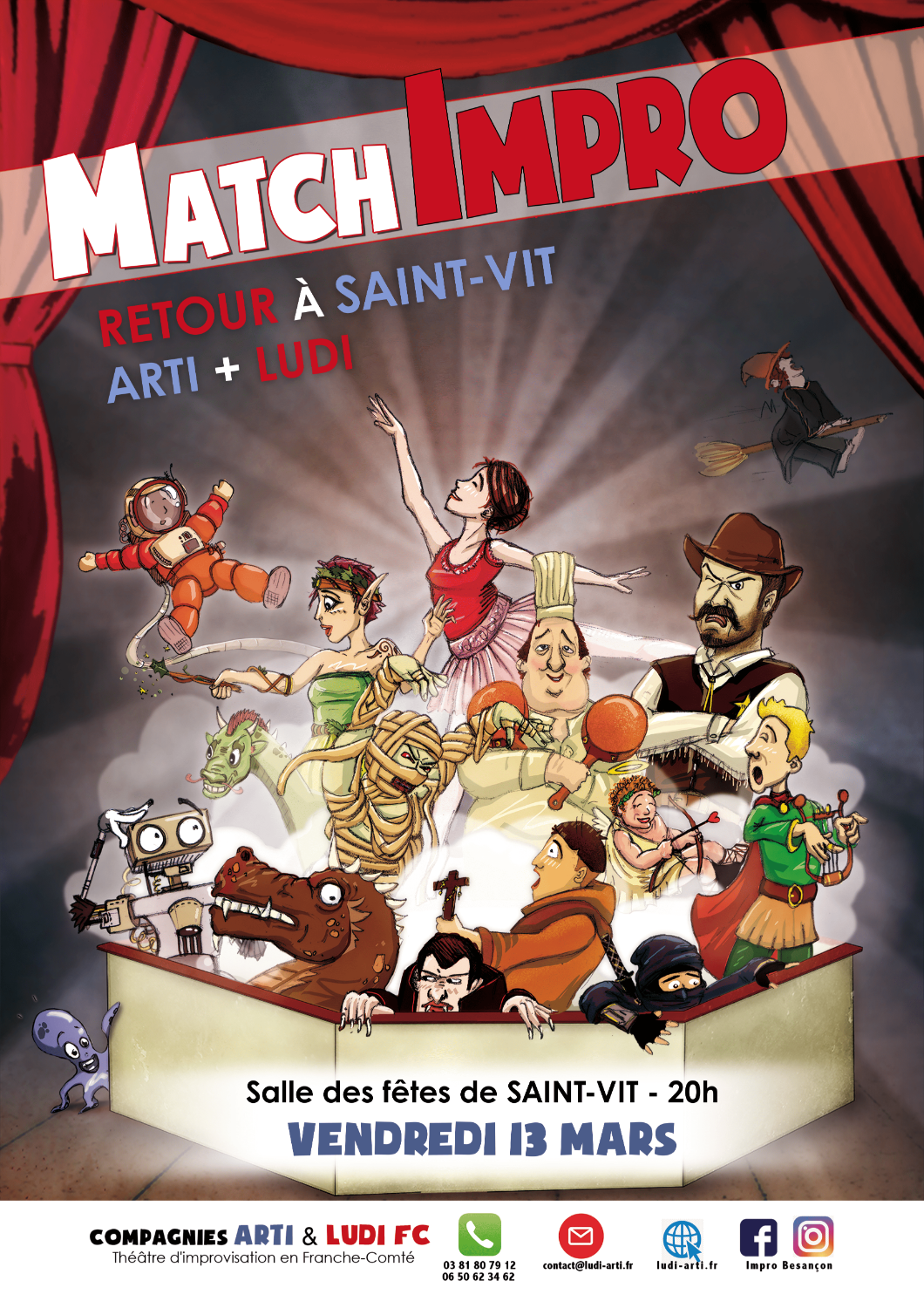 MATCH D'IMPROVISATION - RETOUR À SAINT VIT