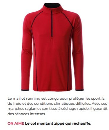 Maillot manches longues