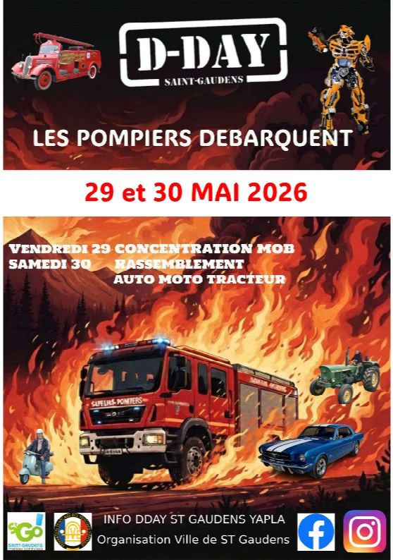 D-DAY ST GAUDENS Rassemblement  Samedi 30 mai  2026