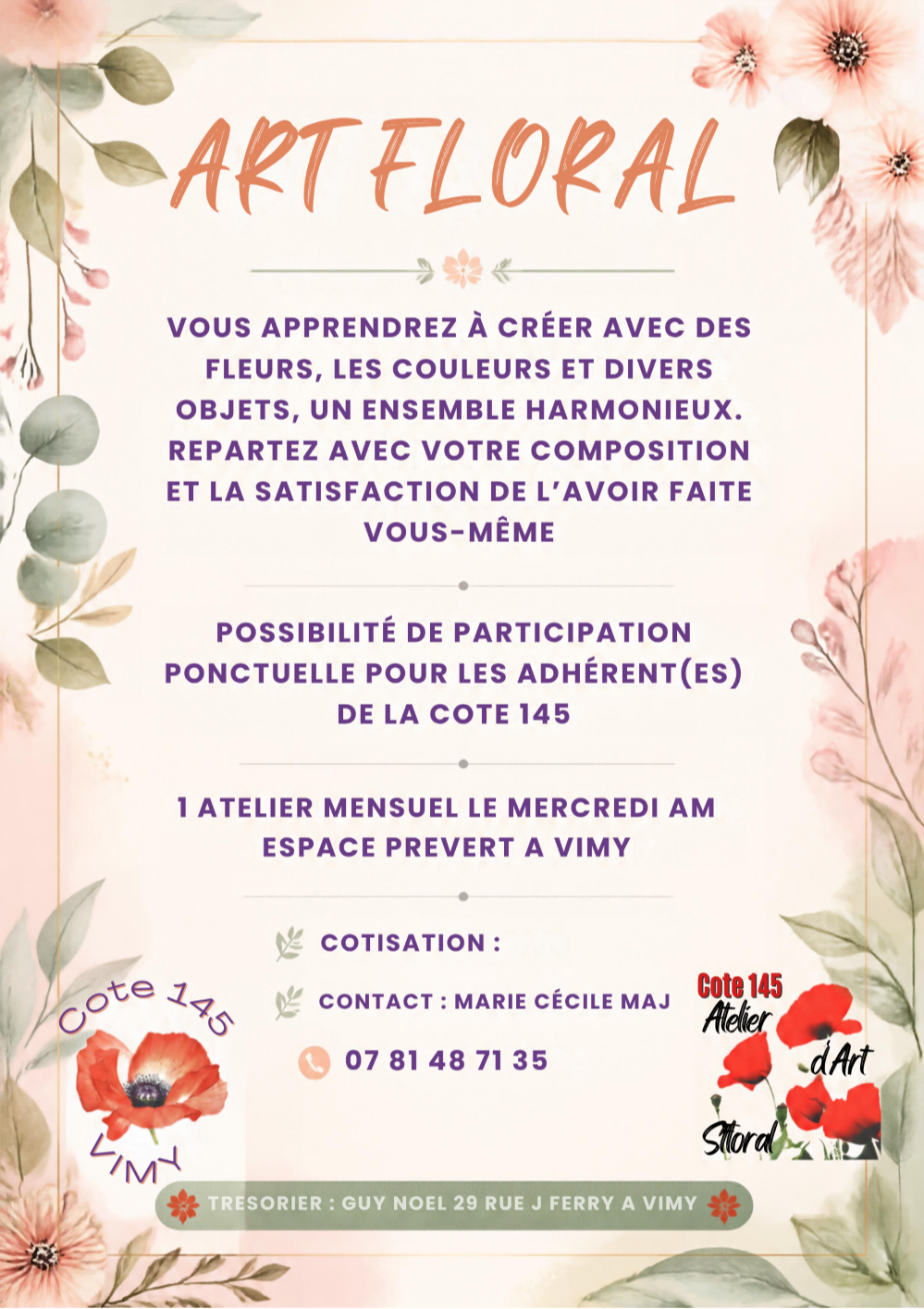 ART FLORAL SAISON 2026 2027