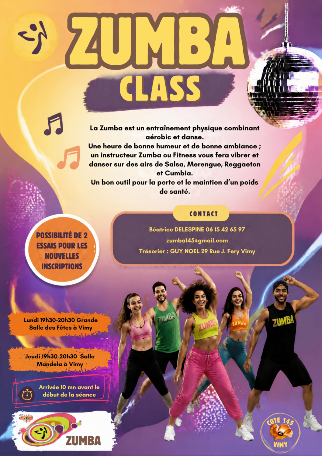 ZUMBA SAISON 2026 2027