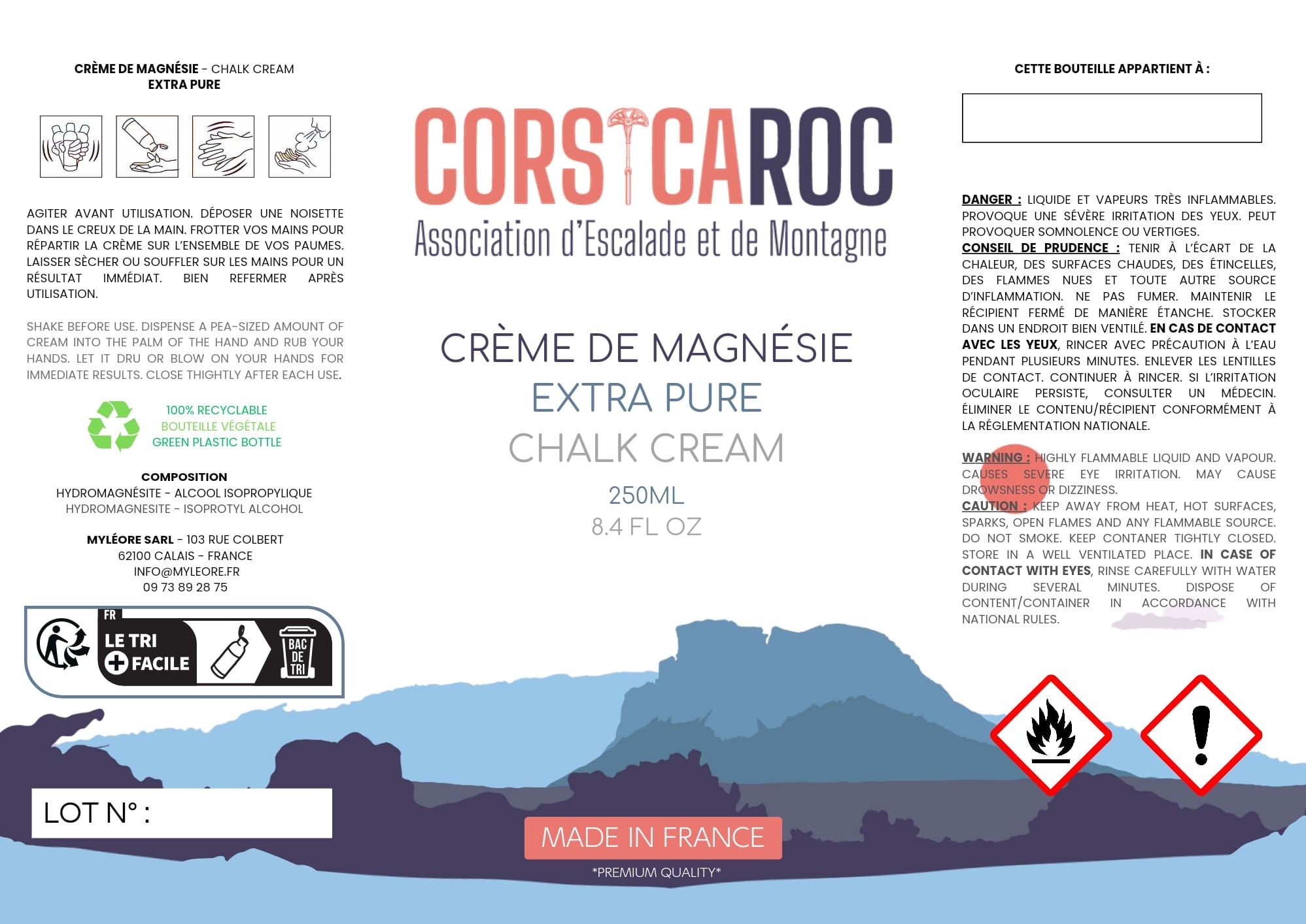 Magnésie - Logo Corsica Roc