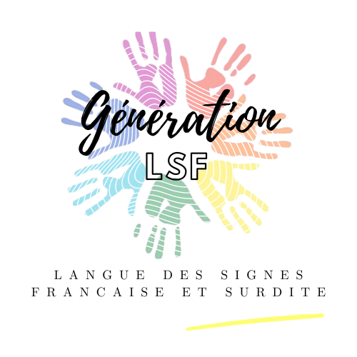 Logo Génération LSF- Langue des Signes Francaise et Surdité