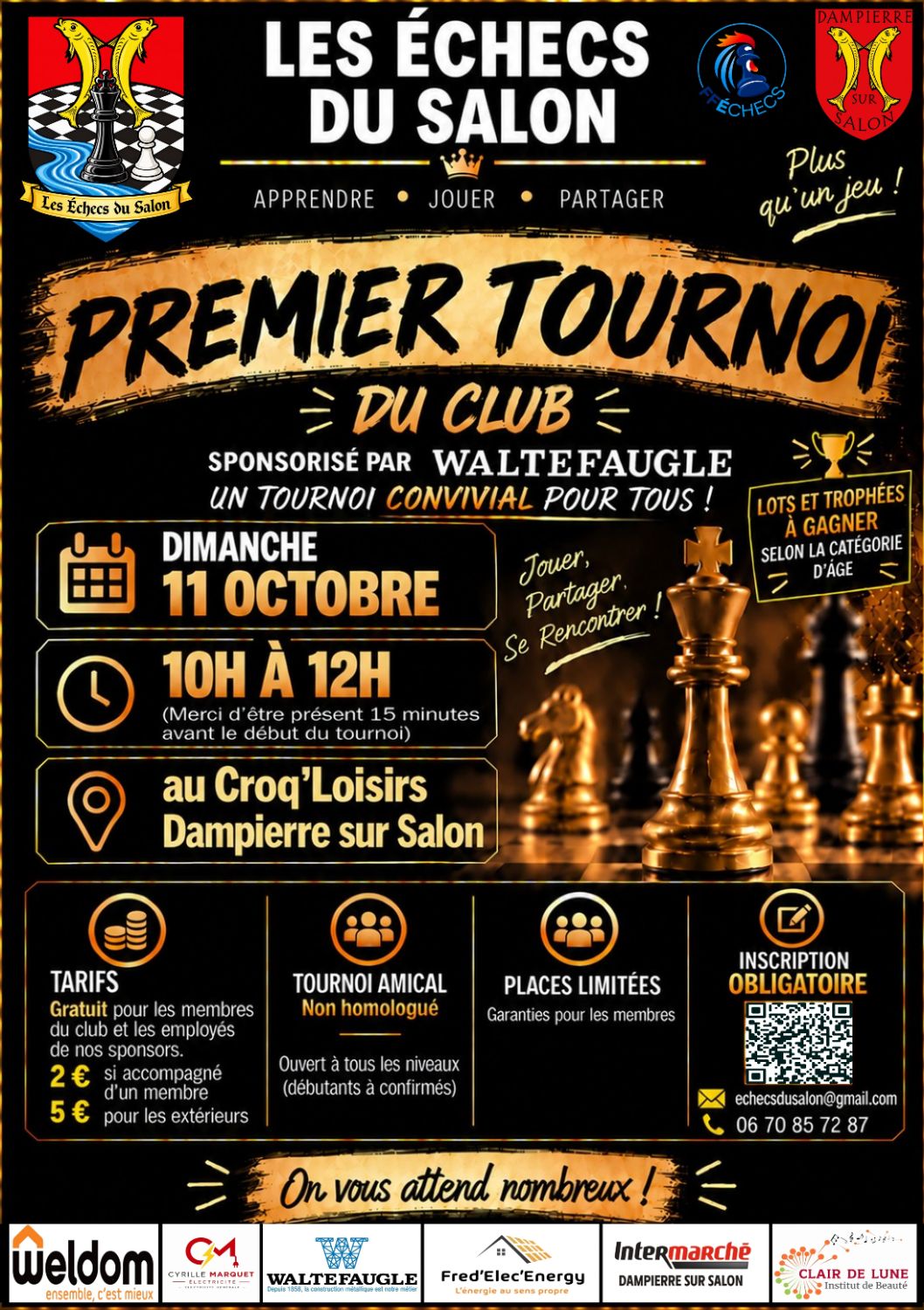 Premier tournoi du club