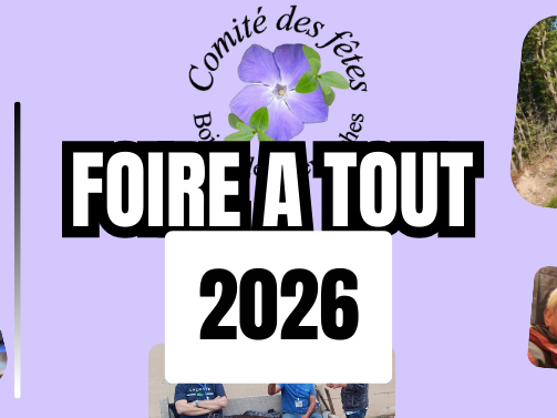 Foire à tout 2026