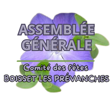 Assemblée Générale - Comité des Fêtes 2026