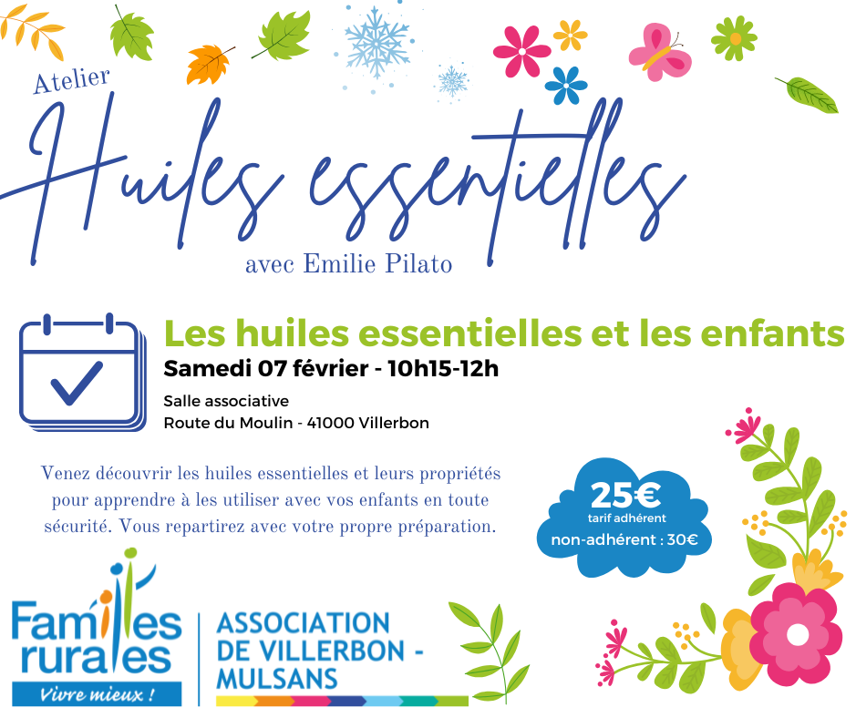 Atelier Huiles Essentielles - Les enfants