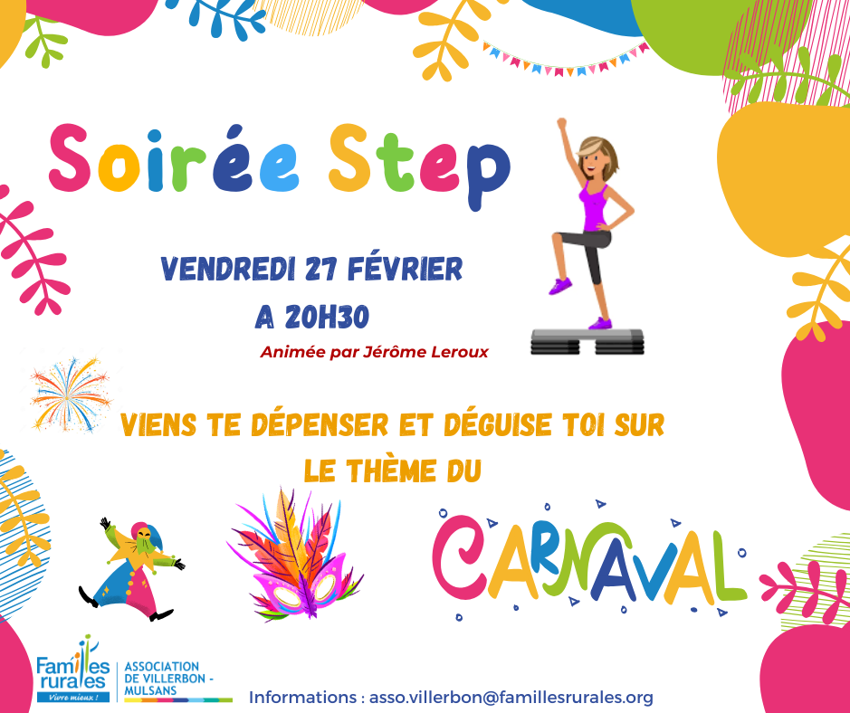 Soirée Step Carnaval