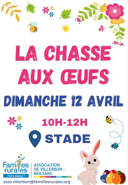 Chasse aux oeufs 2026