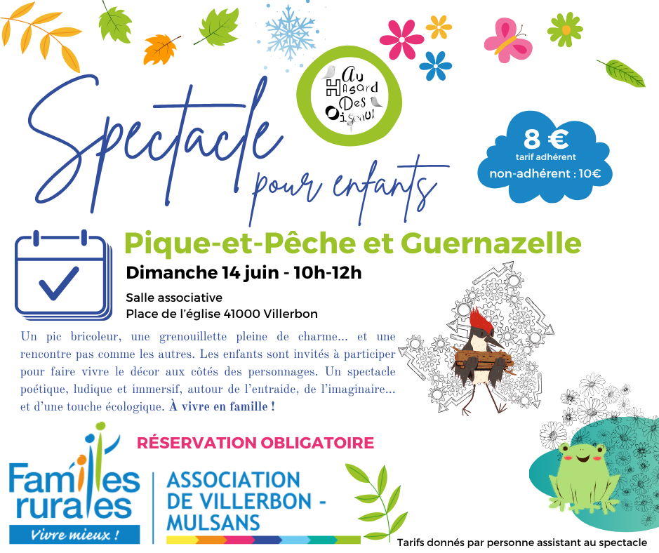 Pique-et-Pêche Et Guerrnazelle : Spectacle participatif