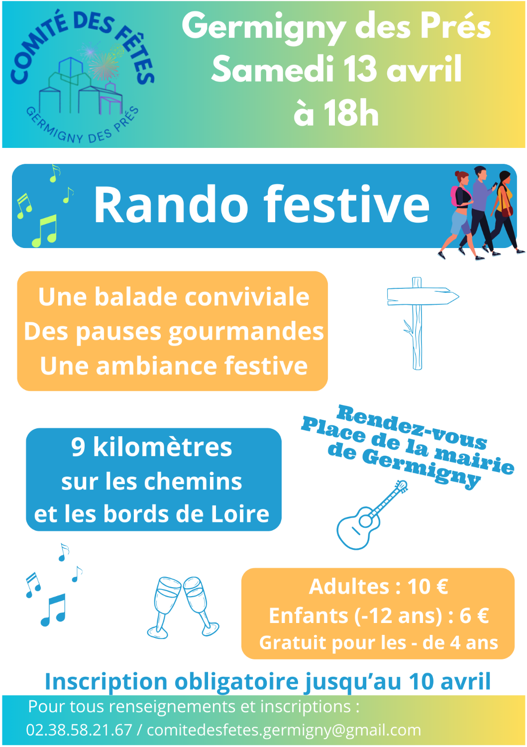 Rando festive Germigny des Prés