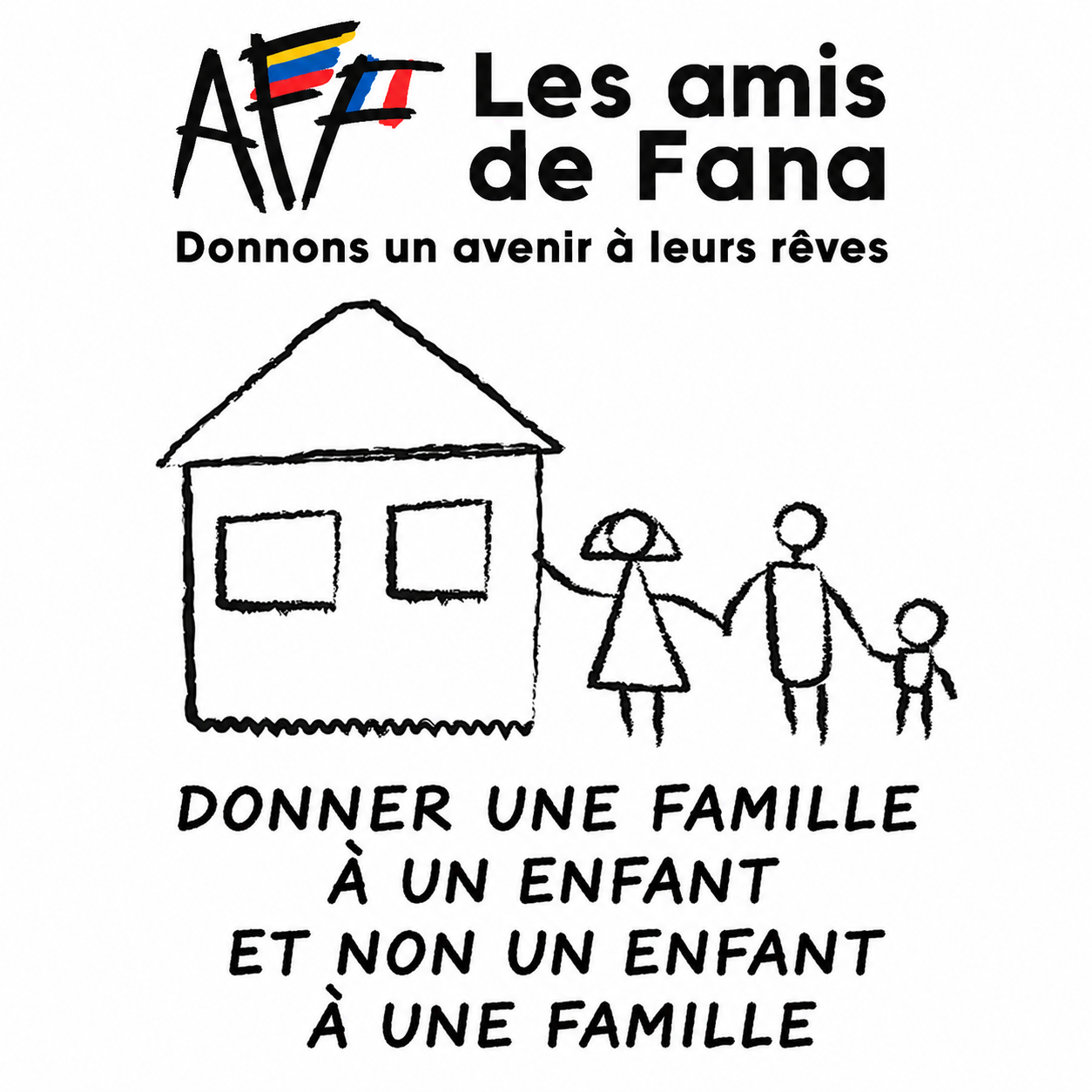 Donner une famille à un enfant et non un enfant à une famille