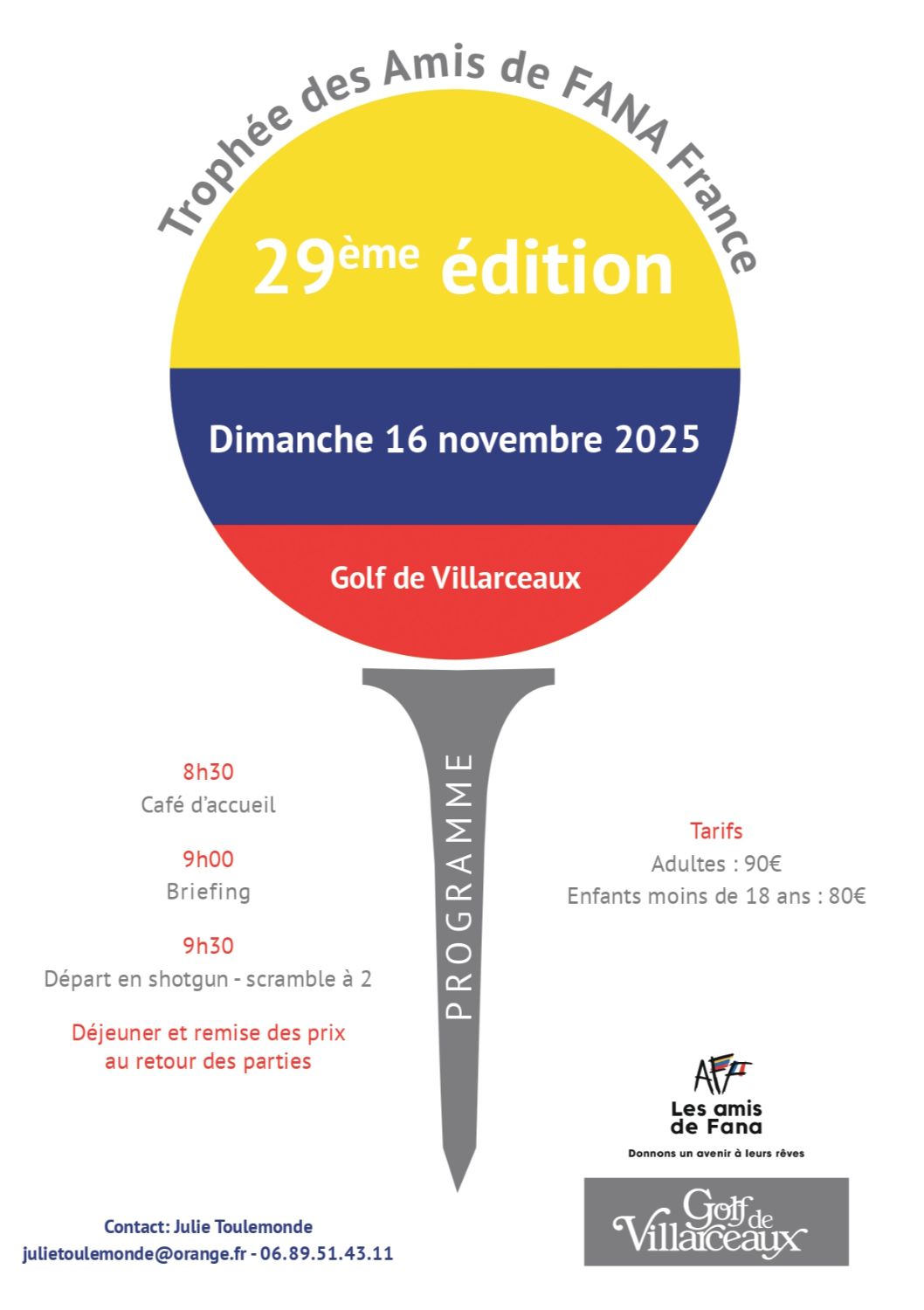 Nouvelle édition du Trophée de Golf des Amis de FANA