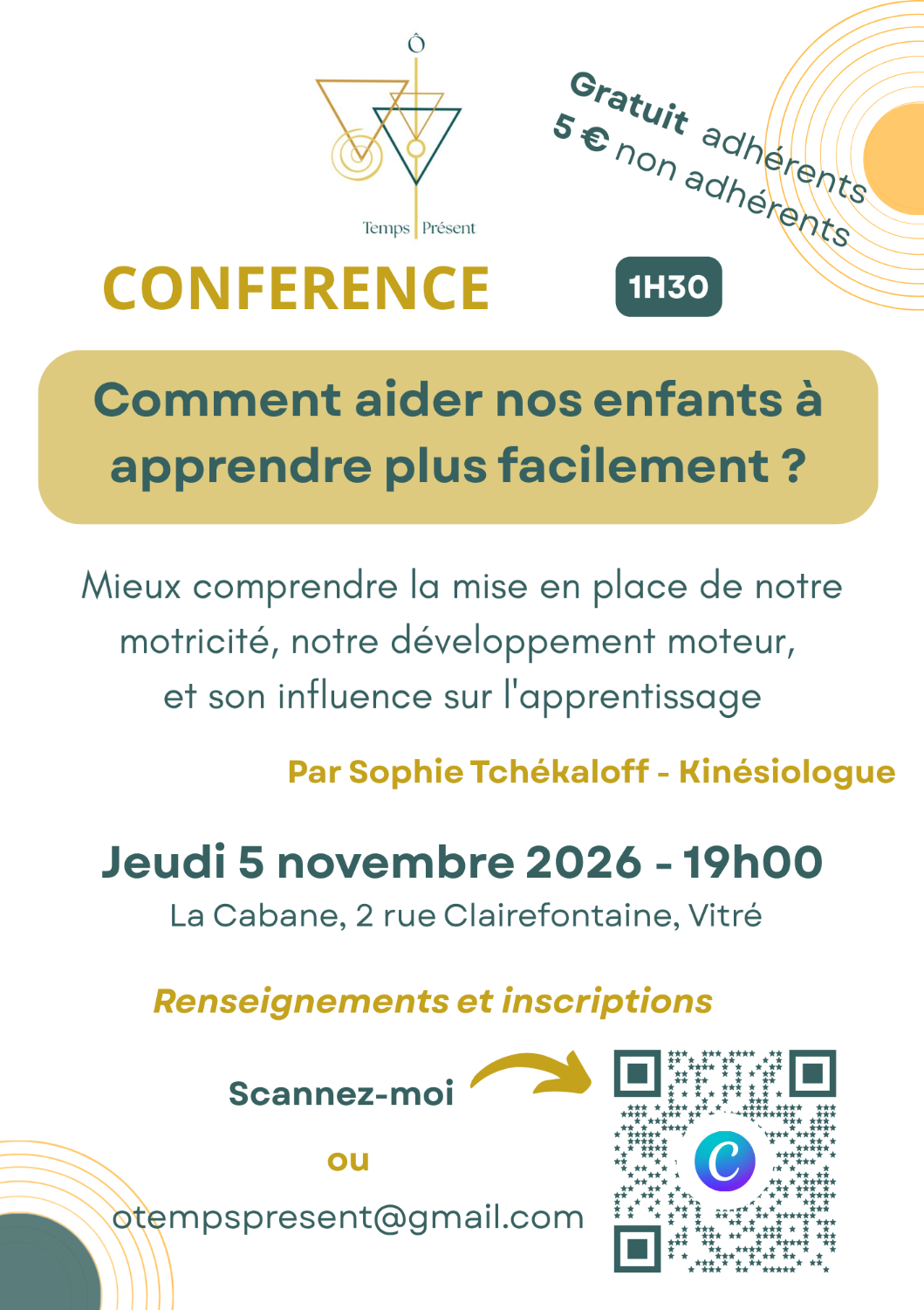Conférence - Comment aider nos enfants à apprendre plus facilement ?