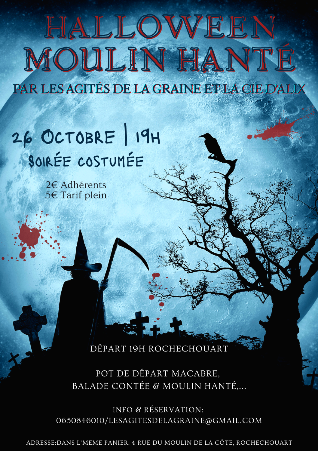 Soirée Halloween - Moulin Hanté