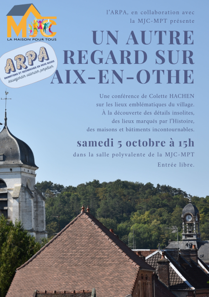 affiche de la conférence Un autre regard sur Aix-en-Othe