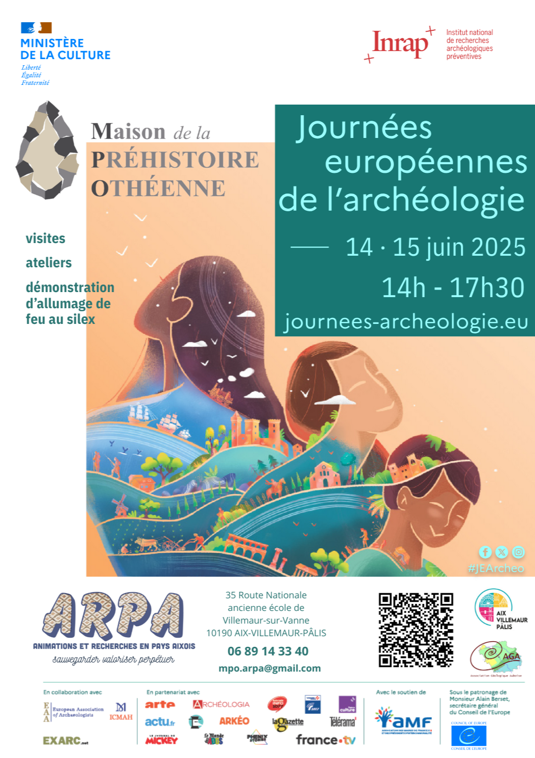 Journées de l'Archéologie 2025 - ouverture de la Maison de la Préhistoire