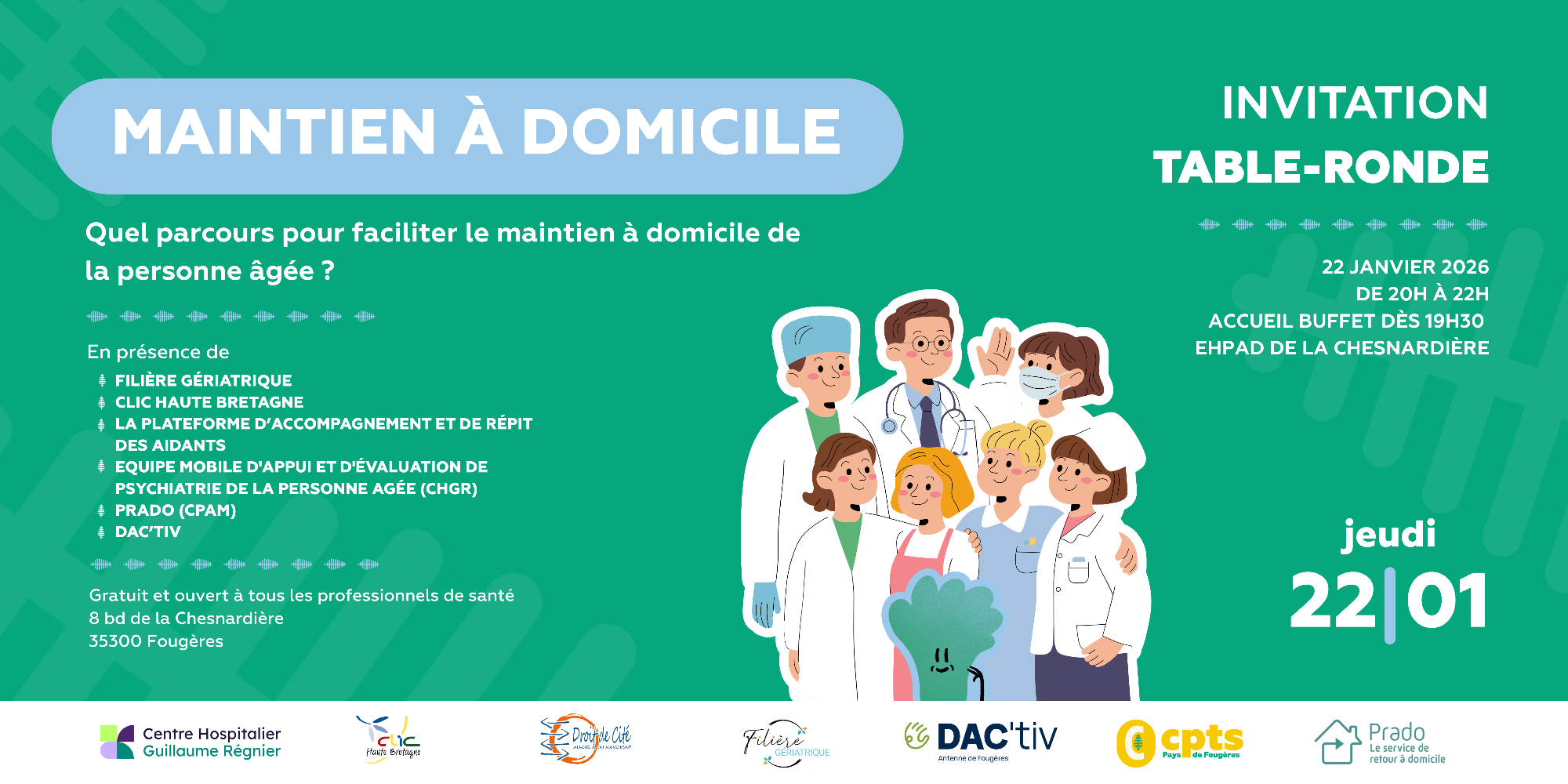 Soirée Table- ronde « Maintien à domicile : quel parcours ? »