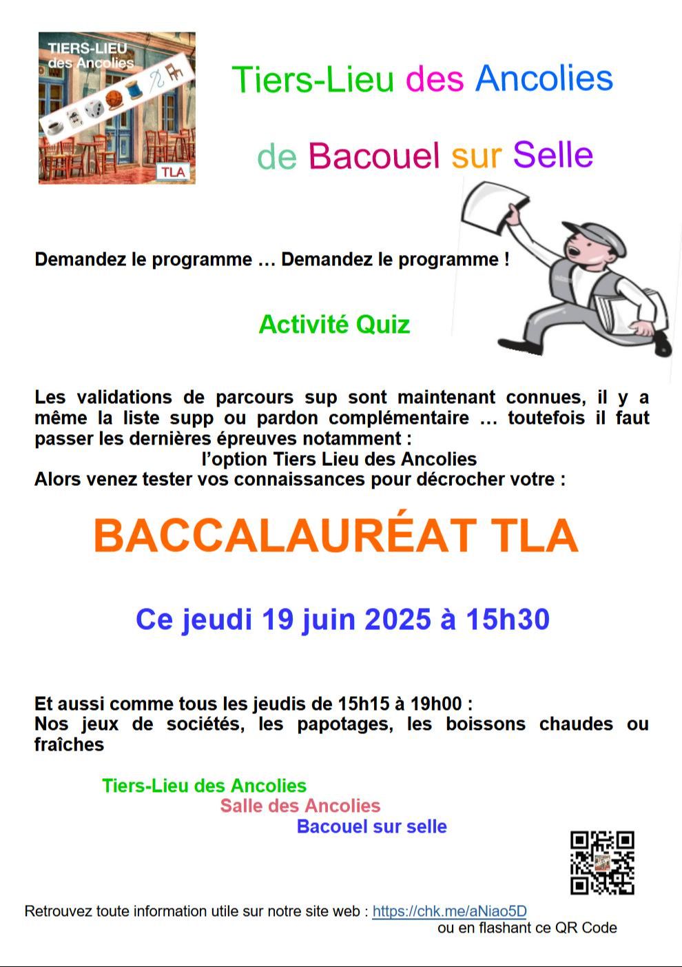 Activité de la semaine