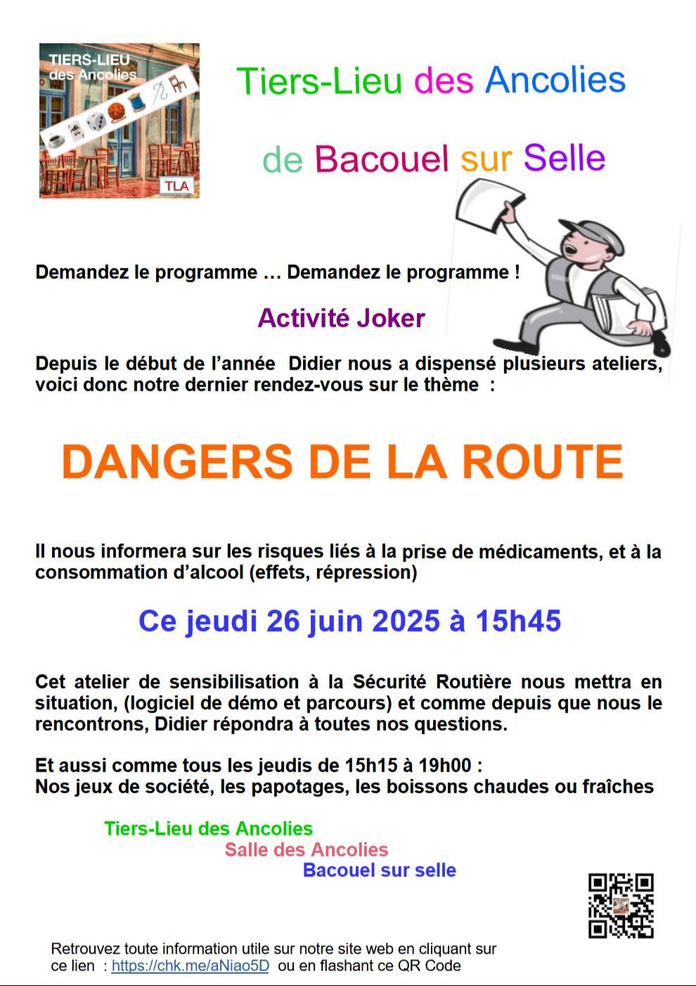 Activité de la semaine