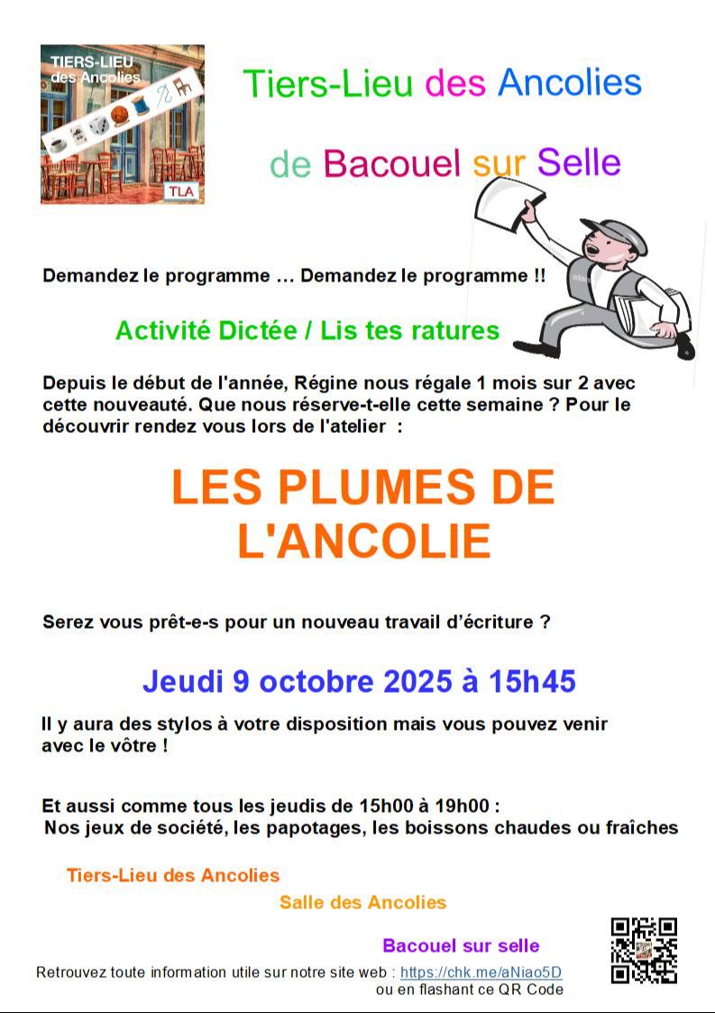 Activité de la semaine