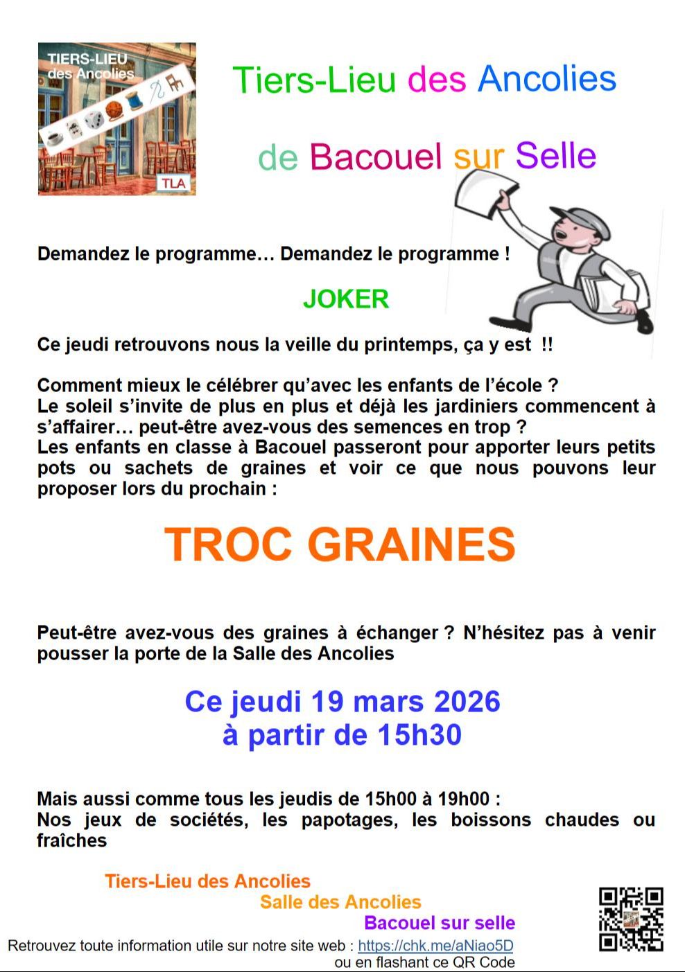 Activité de la semaine