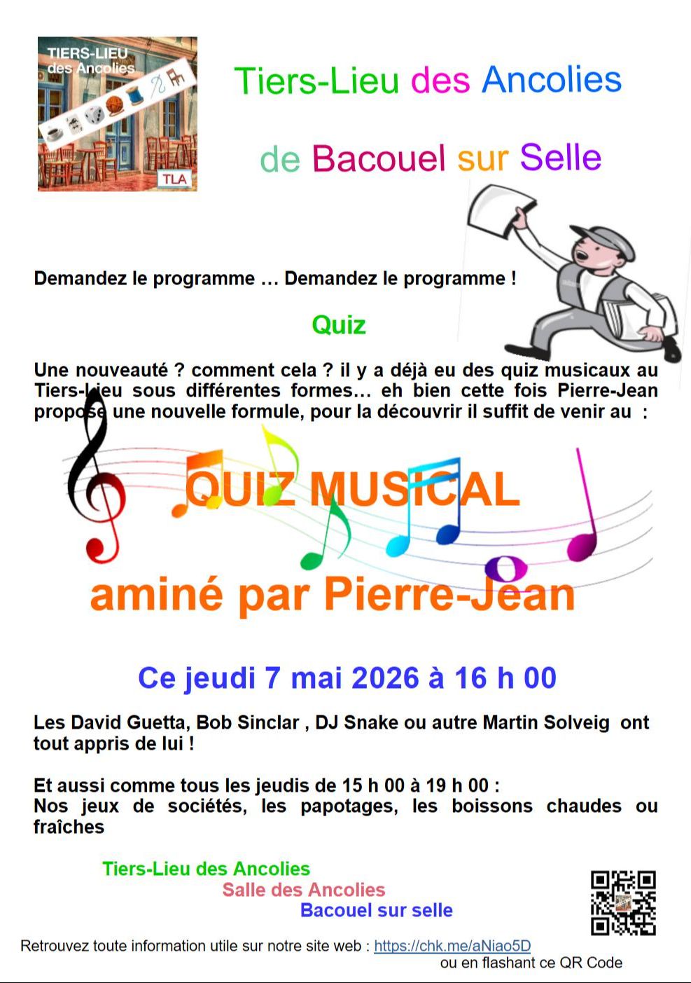 Activité de la semaine