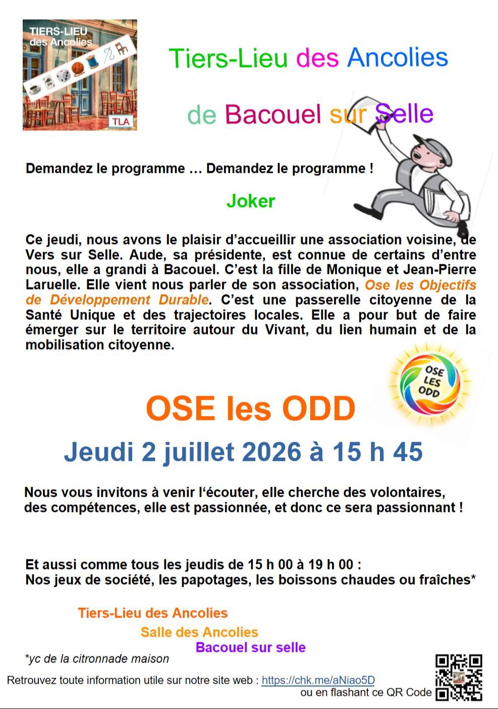 Activité de la semaine
