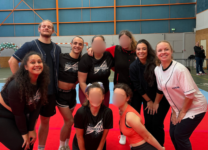 Laëtitia au Tonnerre Cheer Camp 2025
