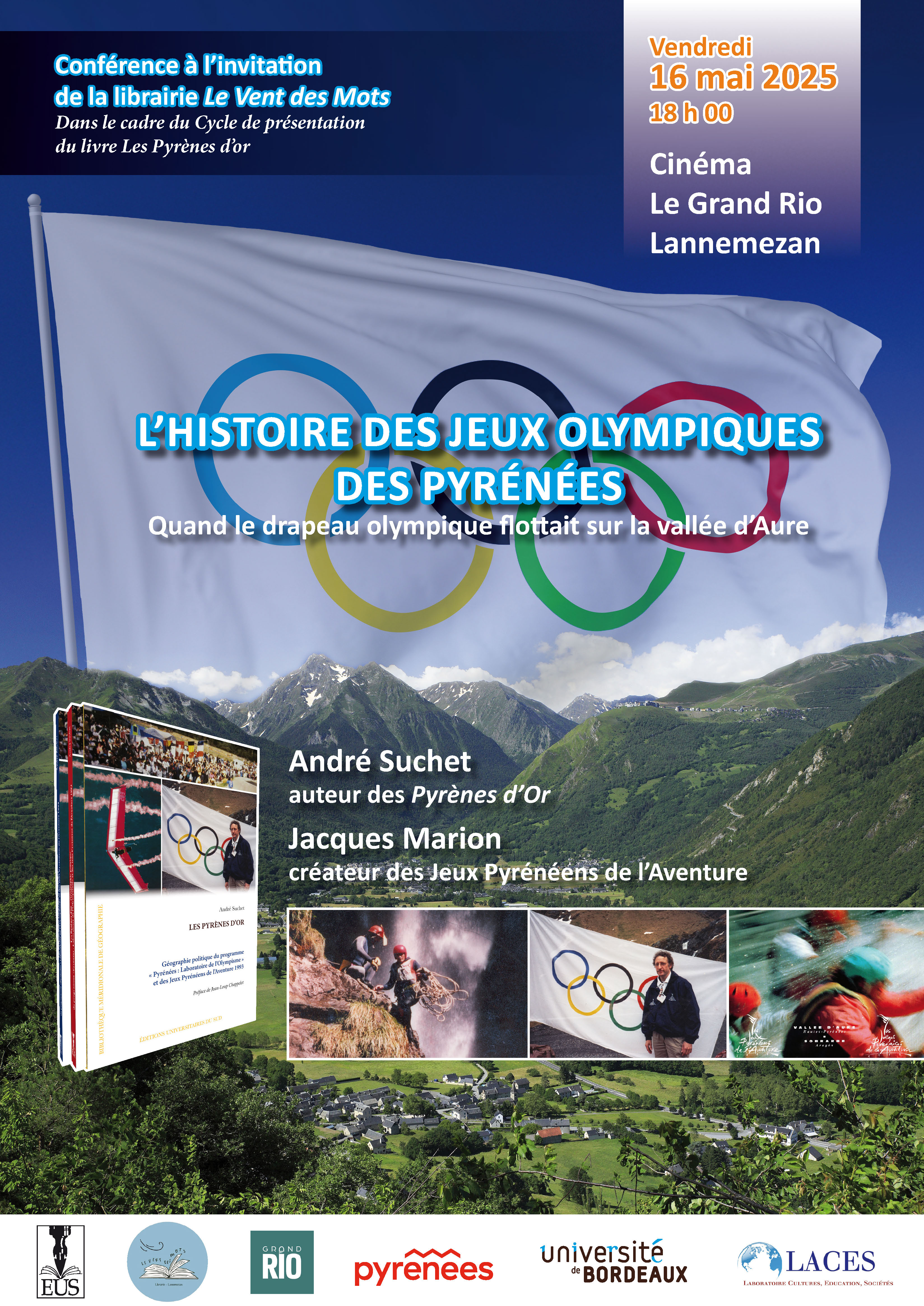 Conférence L'histoire des Jeux Olympiques des Pyrénées