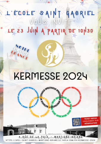 Affiche kermesse 2024