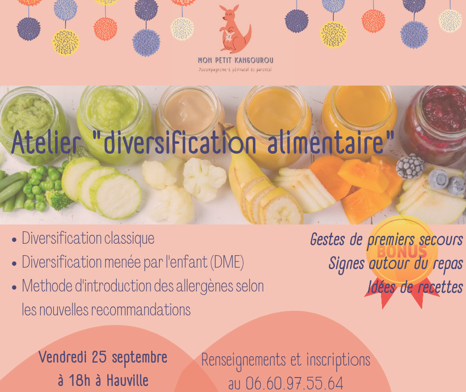 Atelier diversification alimentaire - DME