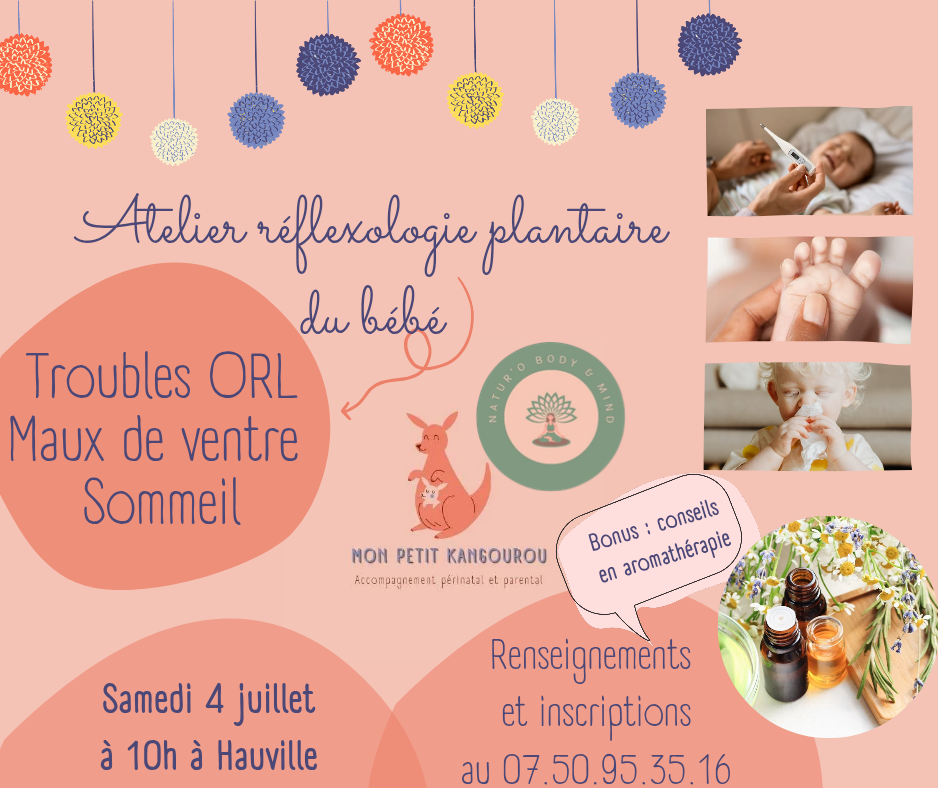 Atelier Réflexologie plantaire du bébé
