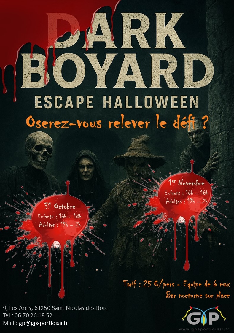 DARK BOYARD - ESCAPE GAME IMMERSIF HALLOWEEN