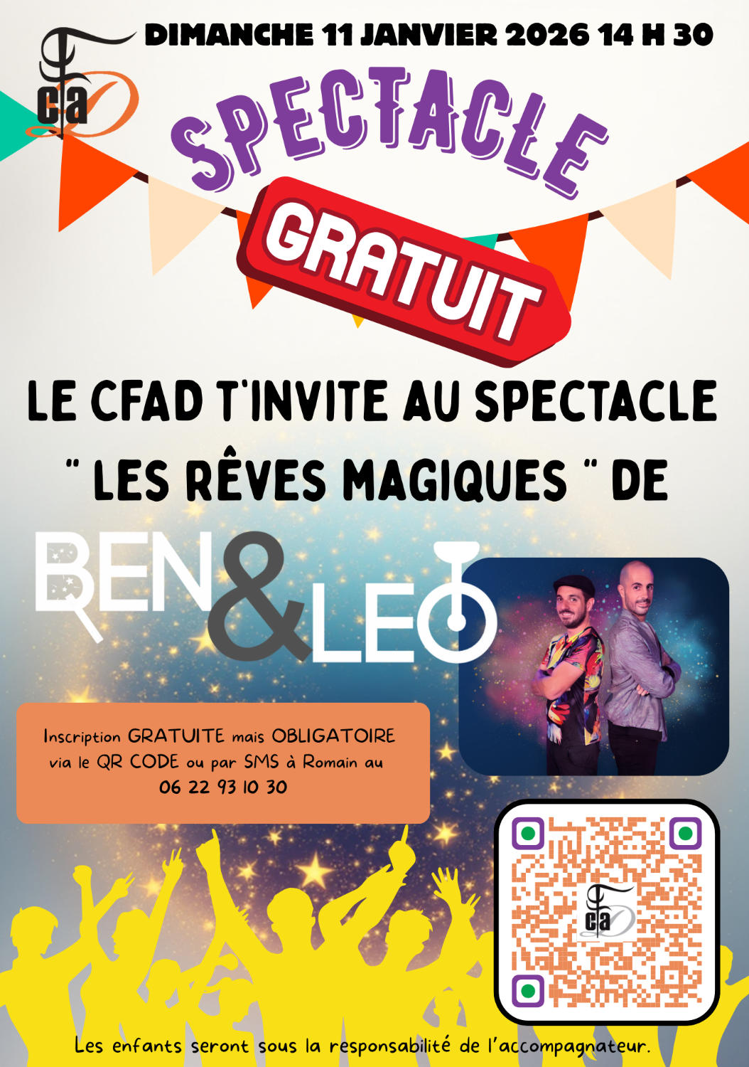 Spectacle BEN ET LEO Janvier 2026