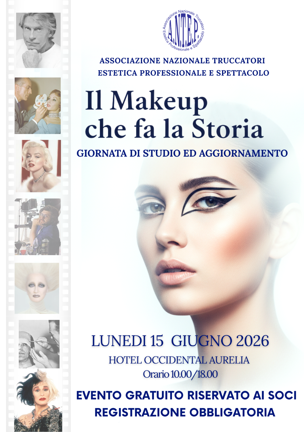 EVENTO ANTEP 2026 - IL MAKEUP CHE FA LA STORIA