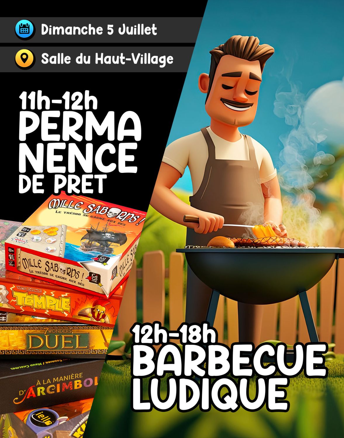 Permanence et barbecue !