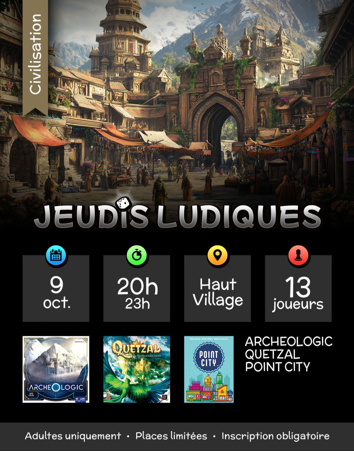 Jeudi civilisé
